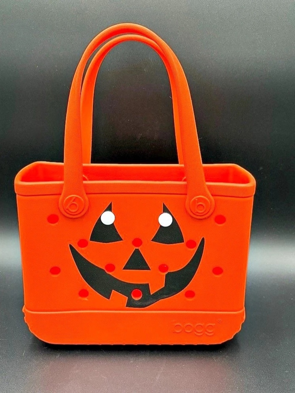 Bitty Bogg Bag Bogg-O-Lantern Halloween 🎃 Orange Treat Tote Fall Pumpkin BNWT